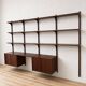 Rosewood Wall System by Poul Cadovius For Cado, 1960s.