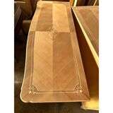 Contemporary Italian Natural Walnut Sideboard With Cherry Inlays