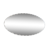 Oval beveled mirror 40 x 20.5 cm