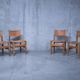 Set of 4 Vintage chairs by W. Biermann Arte Sano - 1960