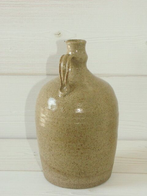 Vintage glazed stoneware jug bottle