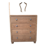 Commode chêne massif art déco
