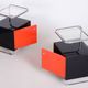 Bauhaus Bedside Tables attributed to Vichr & Spol, 1930s, Set of 2