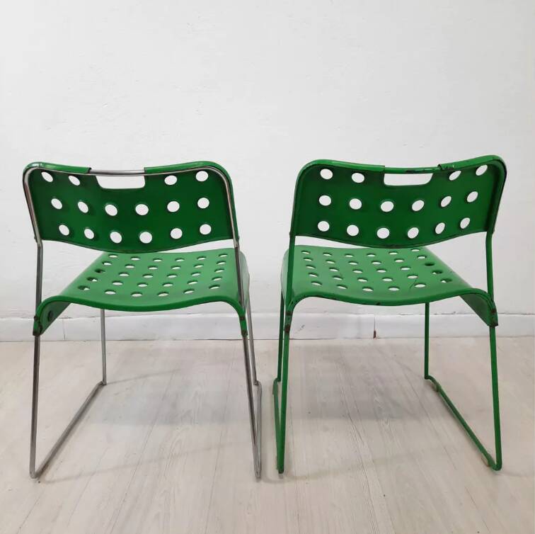 11 chairs designed by Rodney Kinsman for Bieffeplast