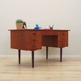 Teak desk, Danish design, 1970s, production: Denmark
