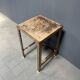 Industrial vintage iron side table