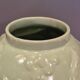 Large vase in celadon/green glazed earthenware, modern Swedish.