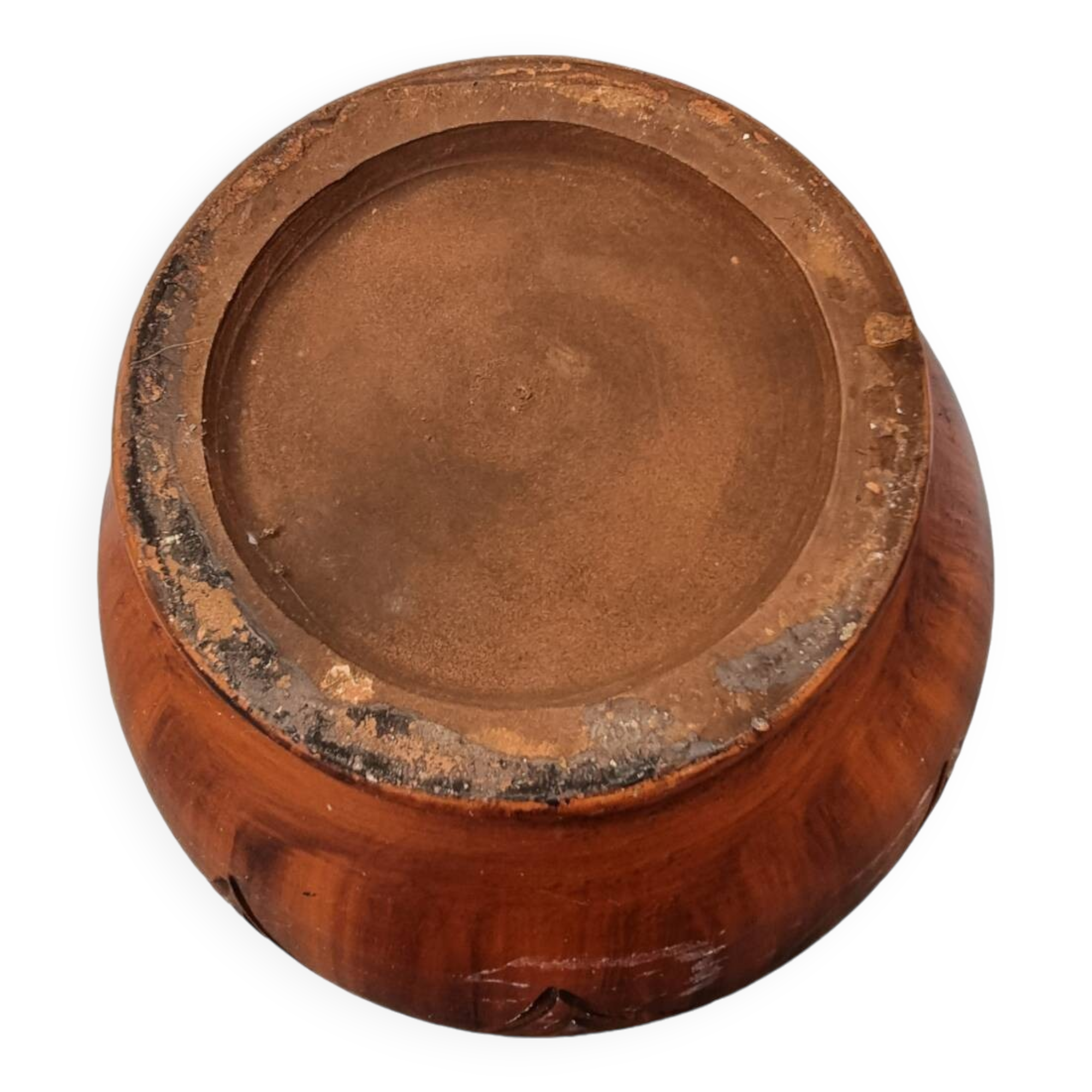 Large Vintage Brown Ceramic Vase, 1960s