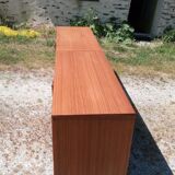 Teak veneer sideboard