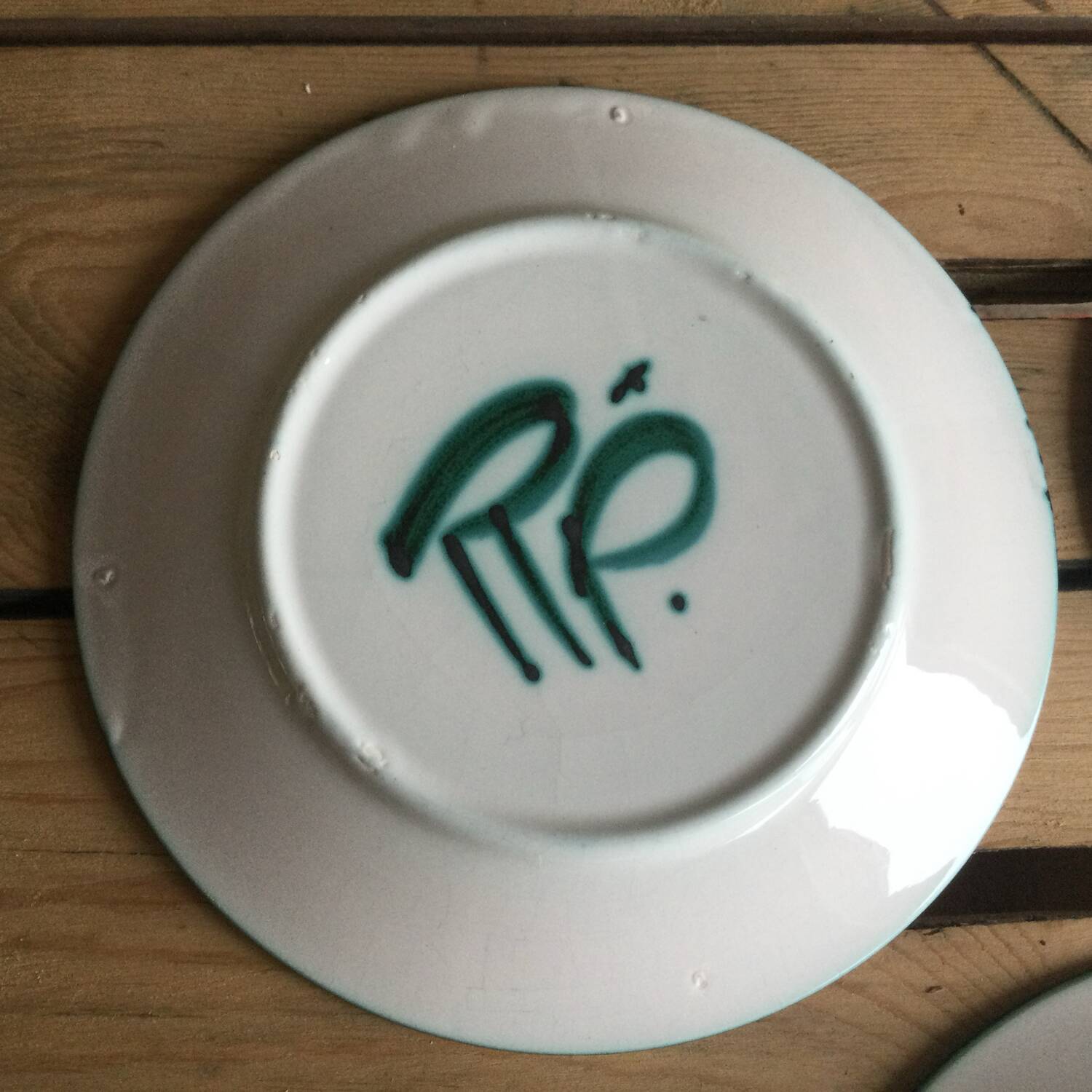 3 plates Robert Picault Vallauris