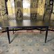 Scandinavian dining table in blackened wood Napoleon III