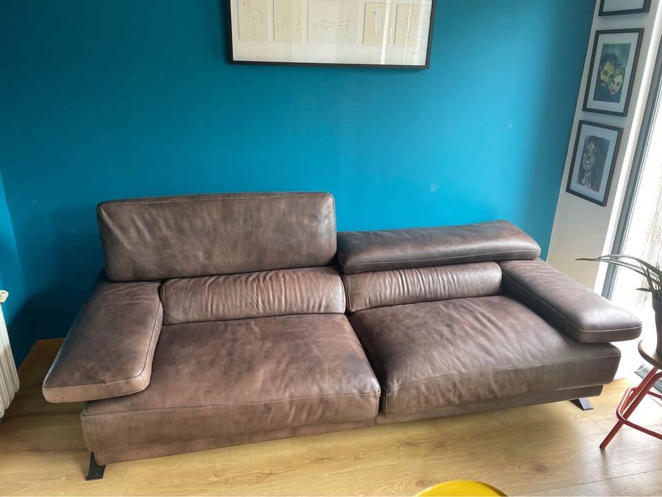 Canapé en cuir Roche Bobois