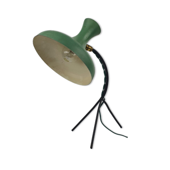 Pair of vintage diabolo tripod table lamp