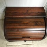 Vintage wooden curtain box