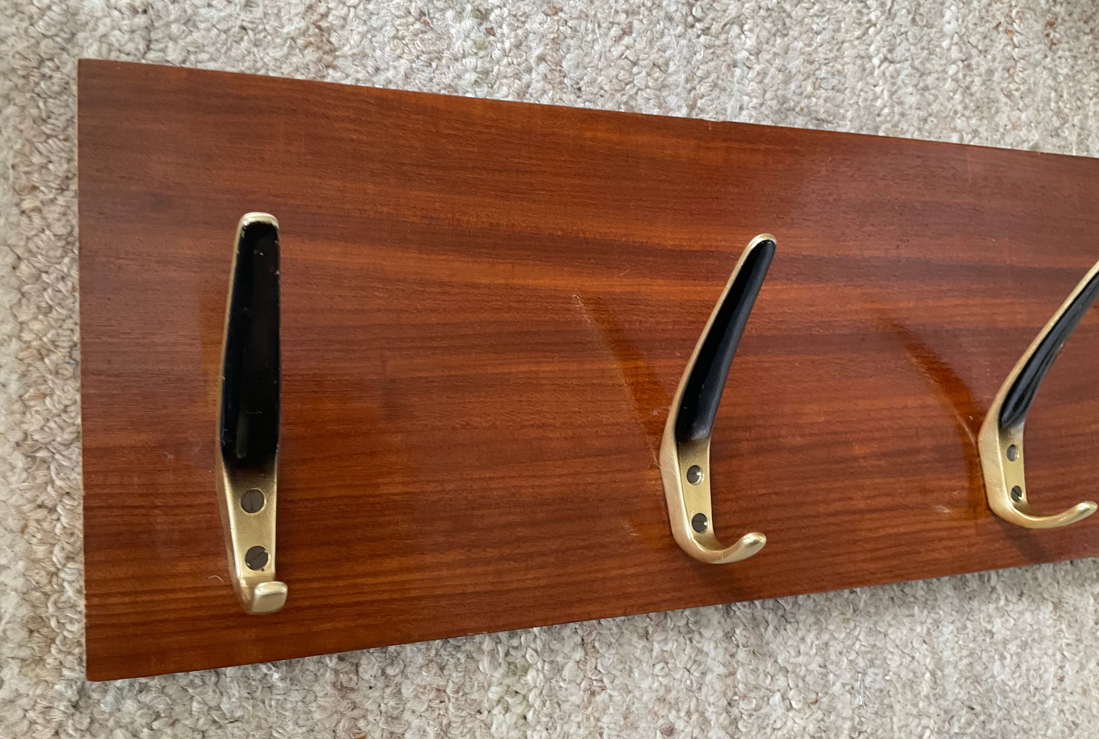 Scandinavian wardrobe coat rack from the 60s