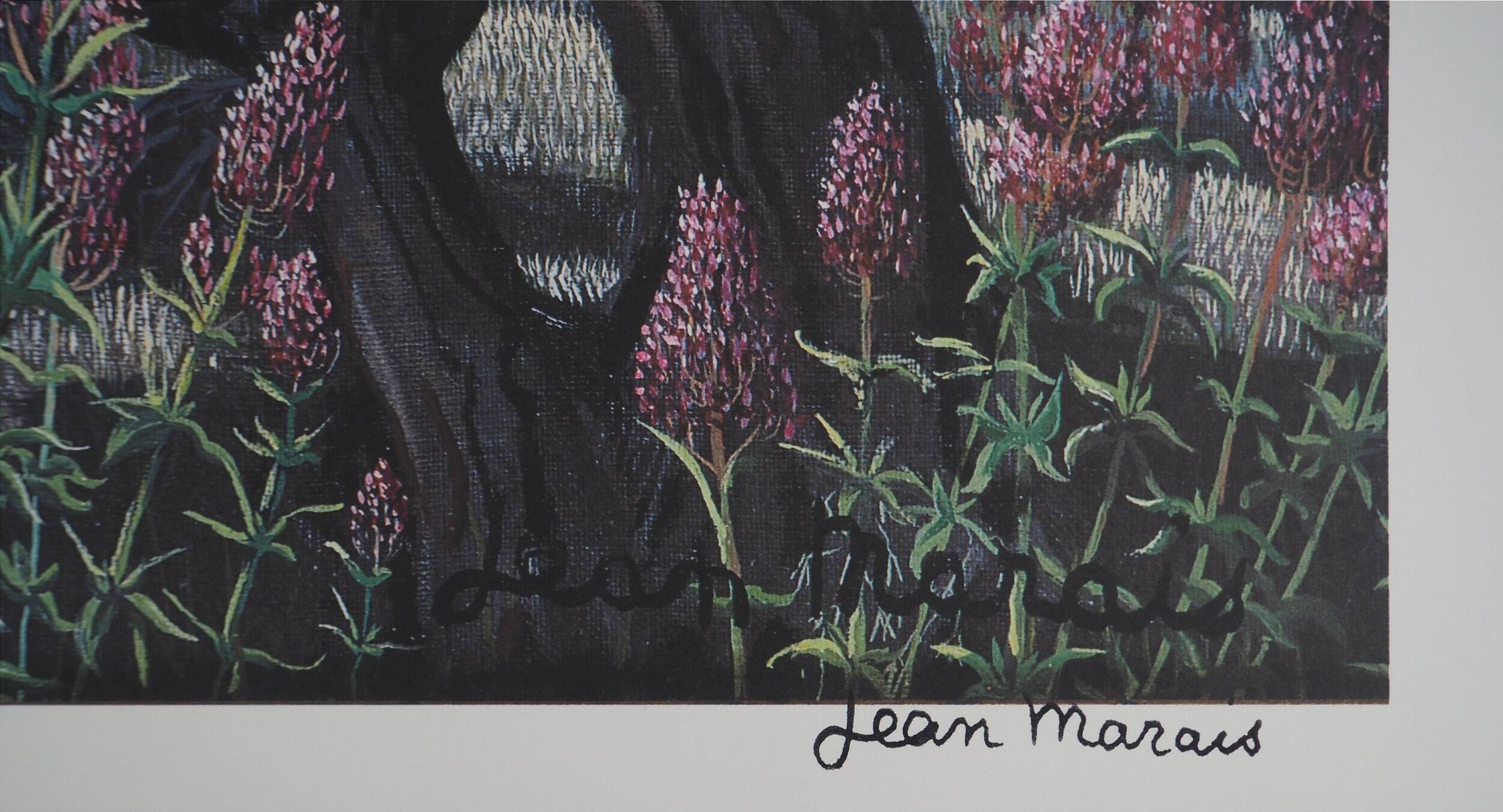 Jean marais: provence, olive groves in summer, signed lithograph