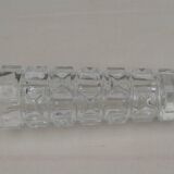 Geometric glass and crystal vase