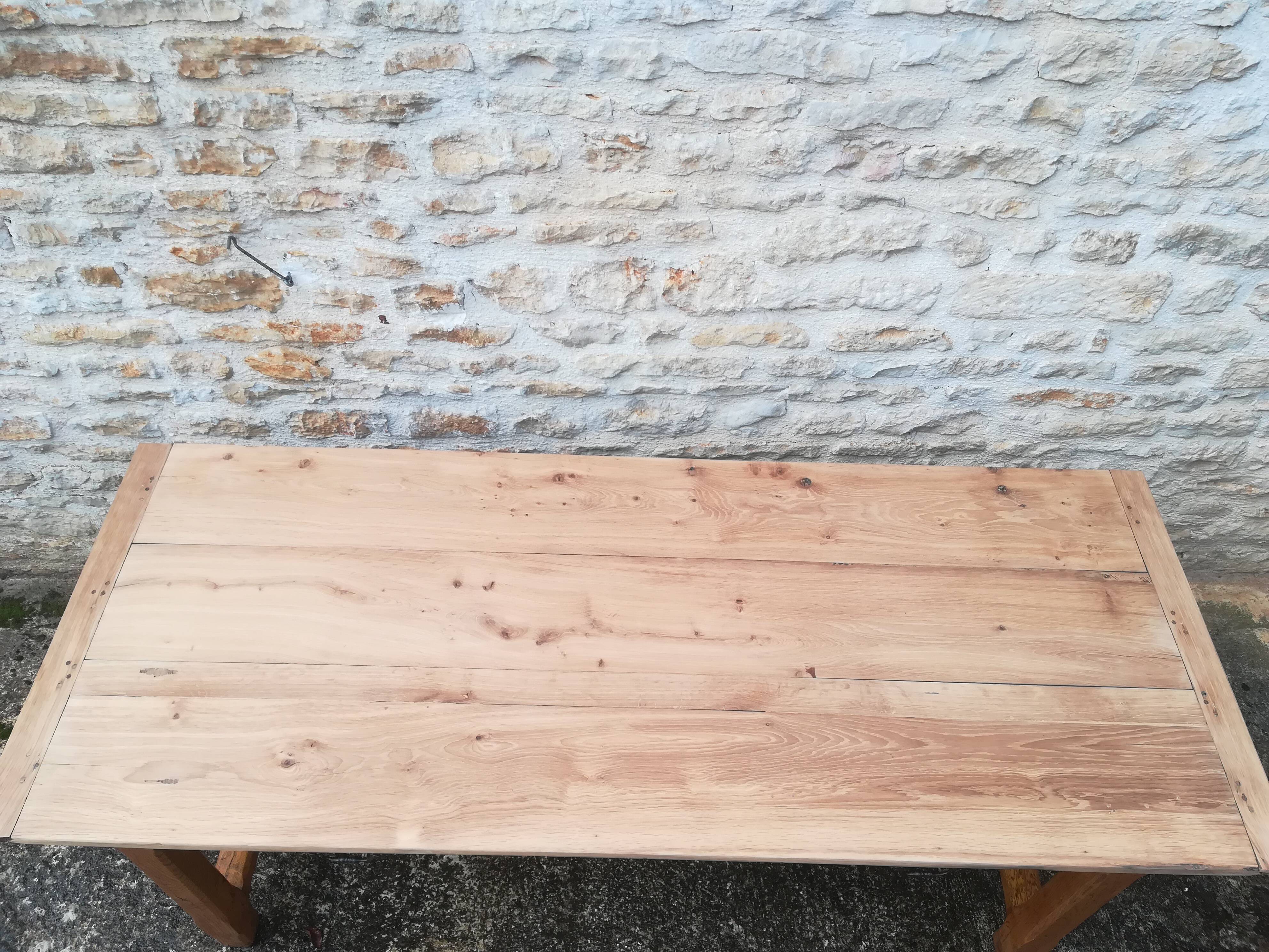 Oak farmhouse table