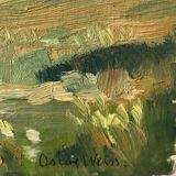 Landscape oil painting