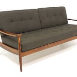 Scandinavian 3-seater sofa in rosewood, Denmark, 1960