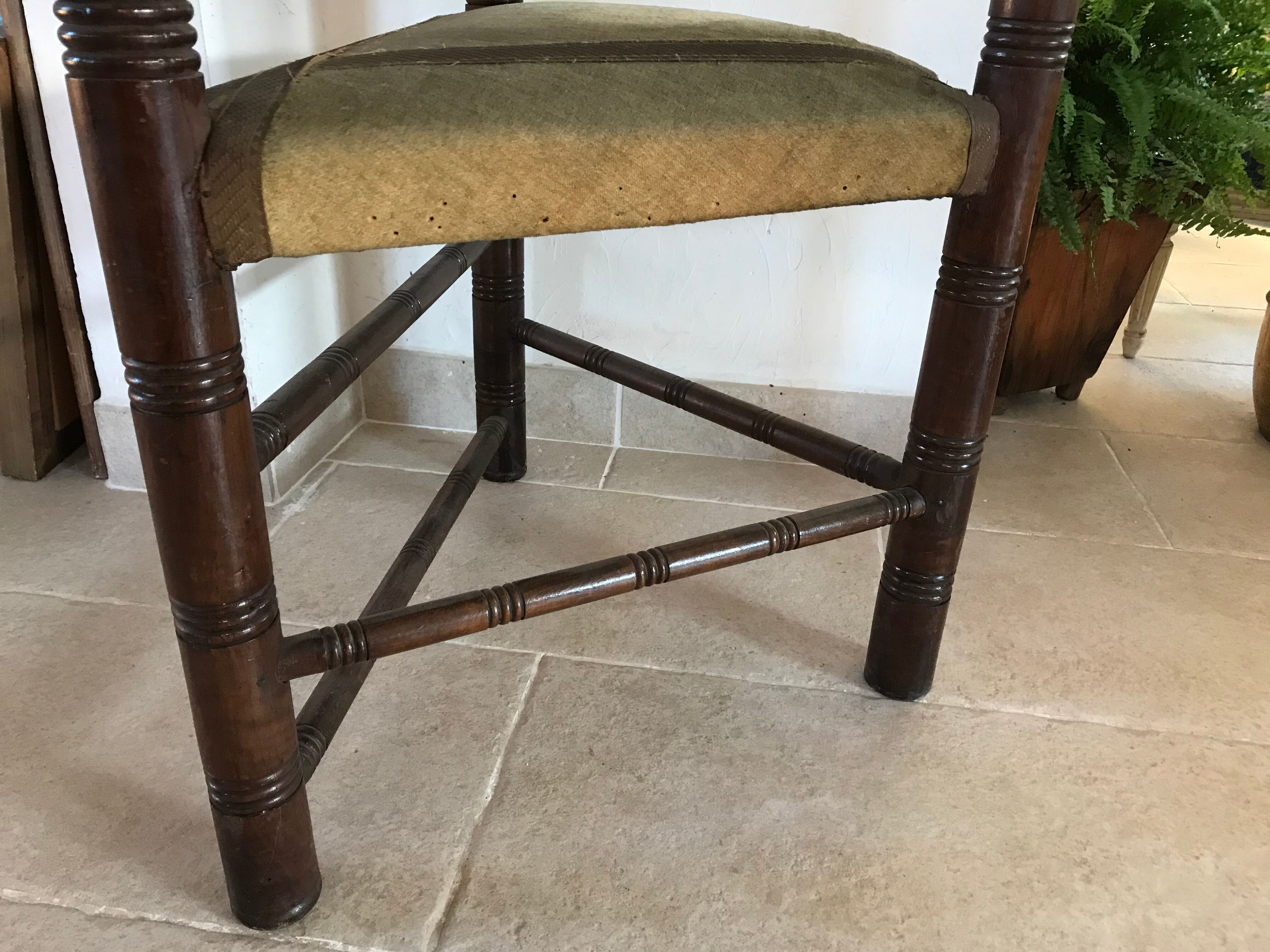 Tripod armchair early 20th Century Breton movement