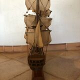 Wooden boat model