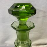 Carafe en verre coloré vintage