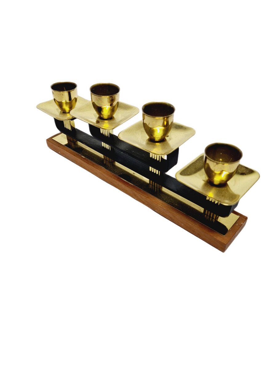 Art Deco 4-armed candleholder, Germany, 1950s