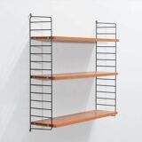 Teak “string” wall shelf, Sweden, 1950