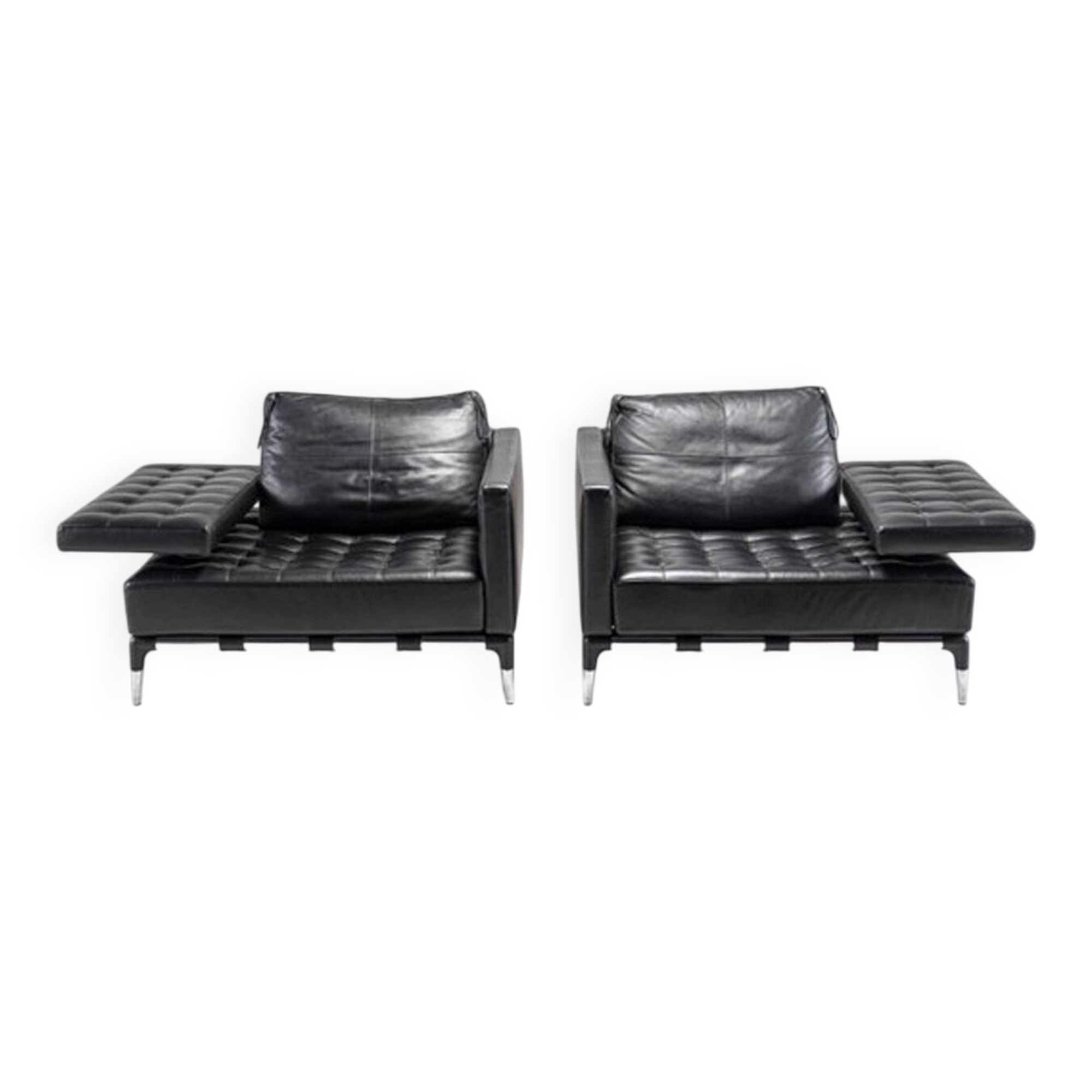 "Prive" Leather Set by Phillippe Starck for Cassina, Italy,2010s