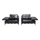 "Prive" Leather Set by Phillippe Starck for Cassina, Italy,2010s