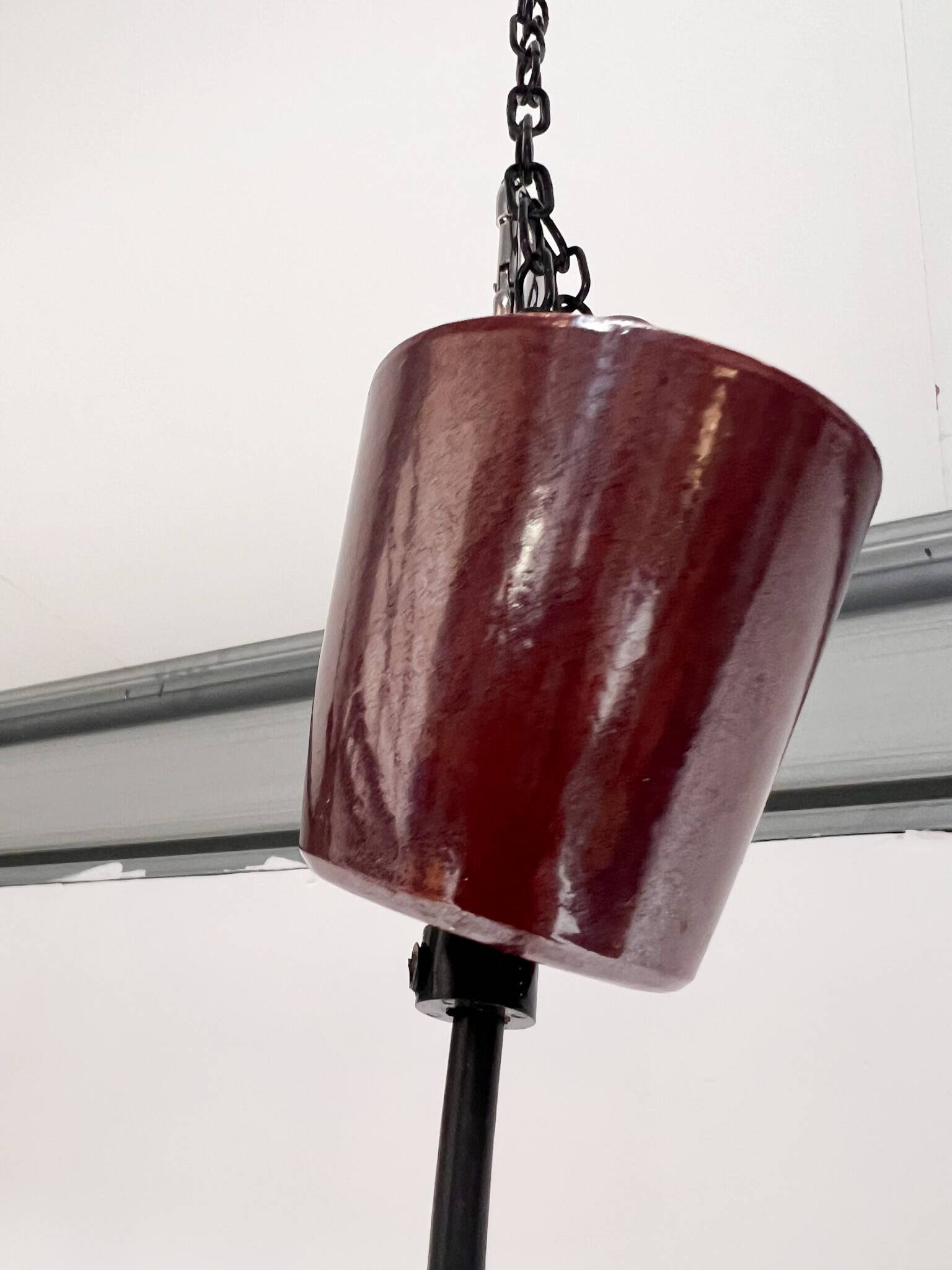 Set of 2 ceramic ceiling lamps by PAN Leuchten, 1970s