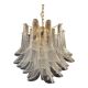 Clear “Selle” Murano Glass and Gold 24k Candlestick