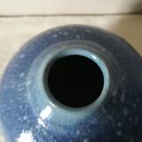 Blue ball vase