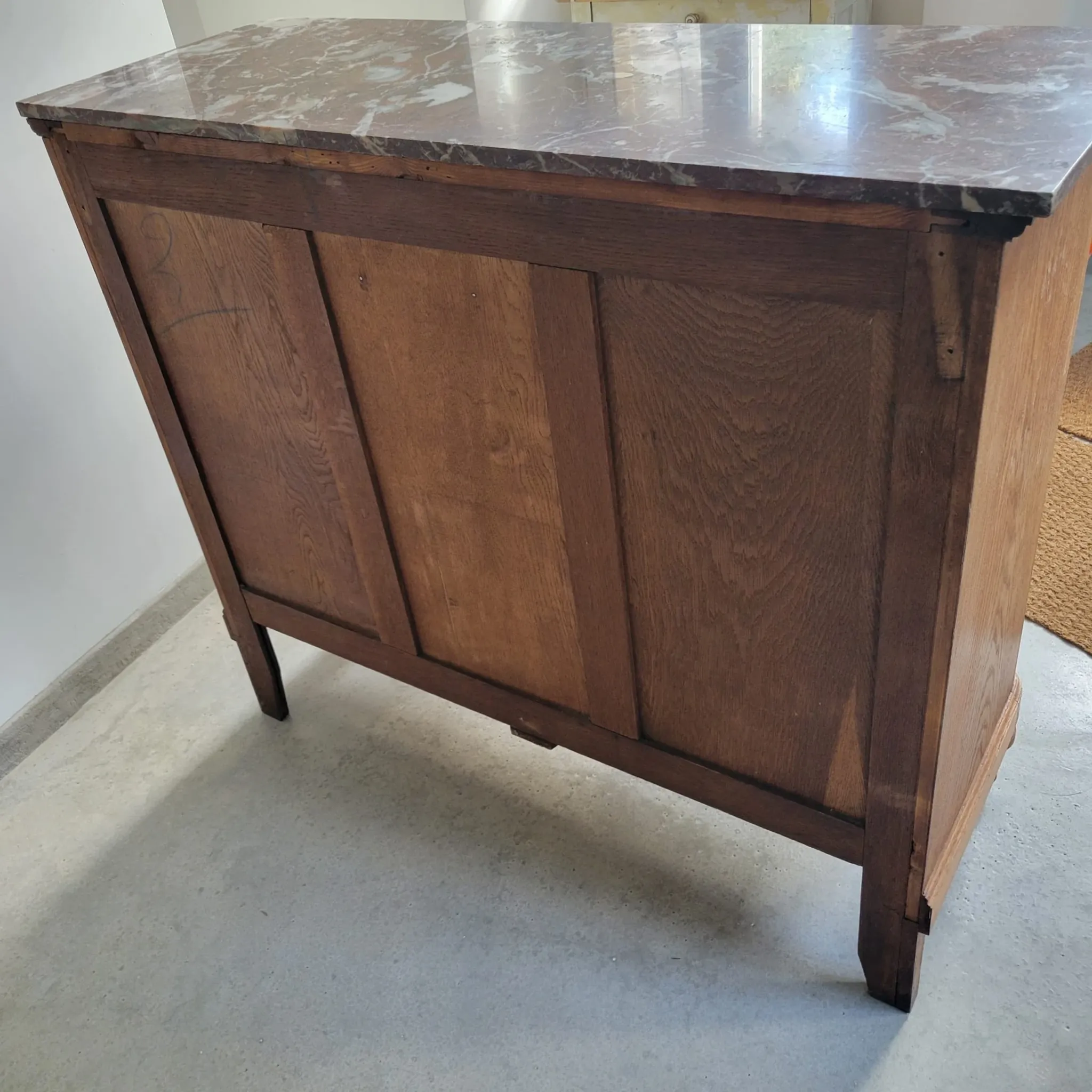Buffet very storage furniture French style Louis XVI marble top