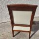 Armchair empire bergere in dark walnut from the XIXth century