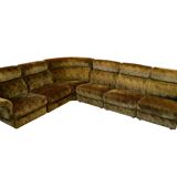 Vintage modular corner sofa, 1970s