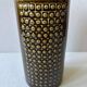 Vase "Kub 6" in olive green ceramic by Gunnar Nylund for Rörstrand, year