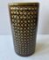 Vase "Kub 6" in olive green ceramic by Gunnar Nylund for Rörstrand, year