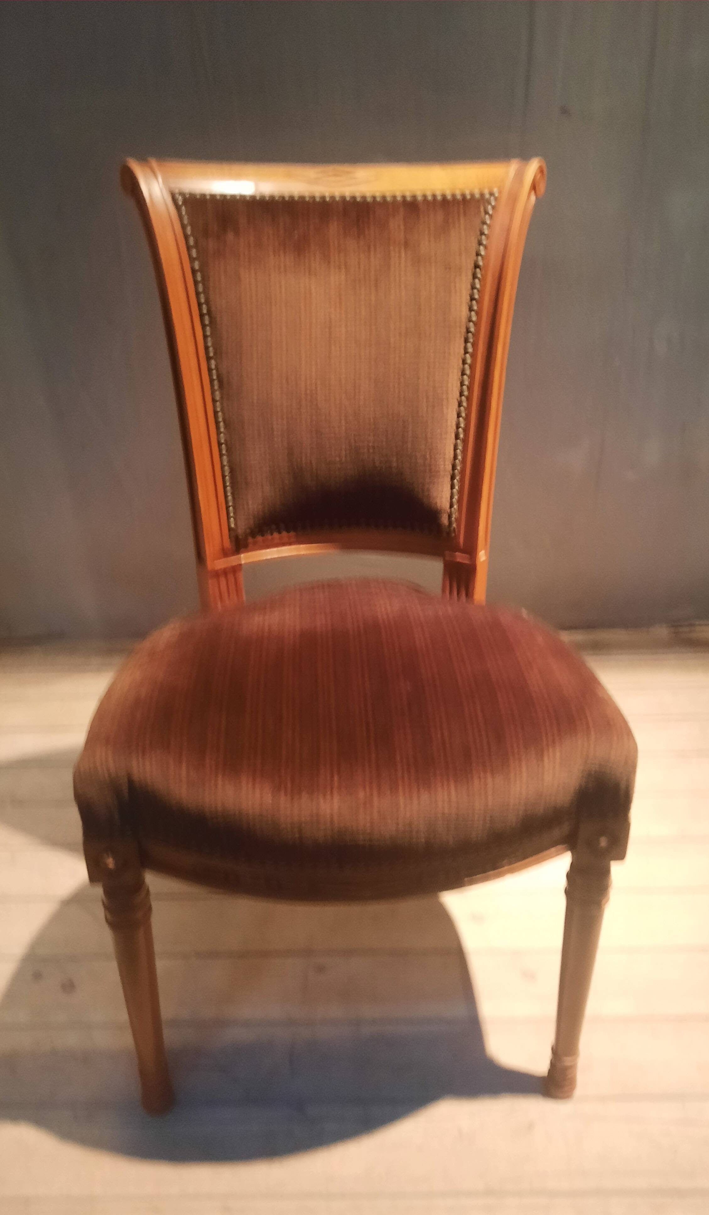 Serie de 6 chaises style directoire