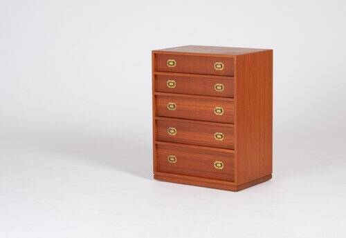 Mid-Century Modern Danish Chest of Drawers in Teak by Henning Korch, 1960s