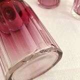 Set / Toiletries / Pink crystal bottles, 1920s