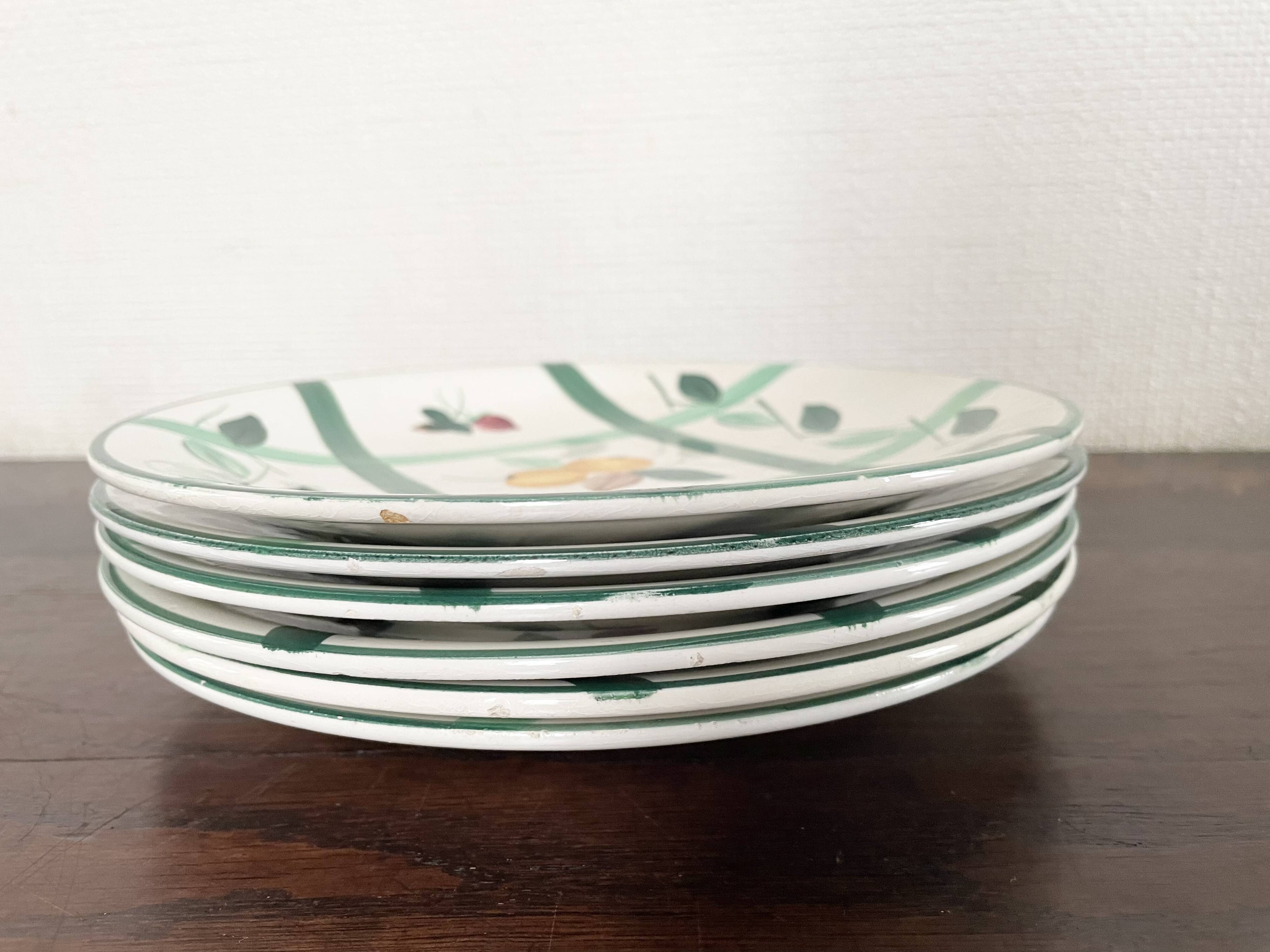 Longchamp dessert plates and oval dish