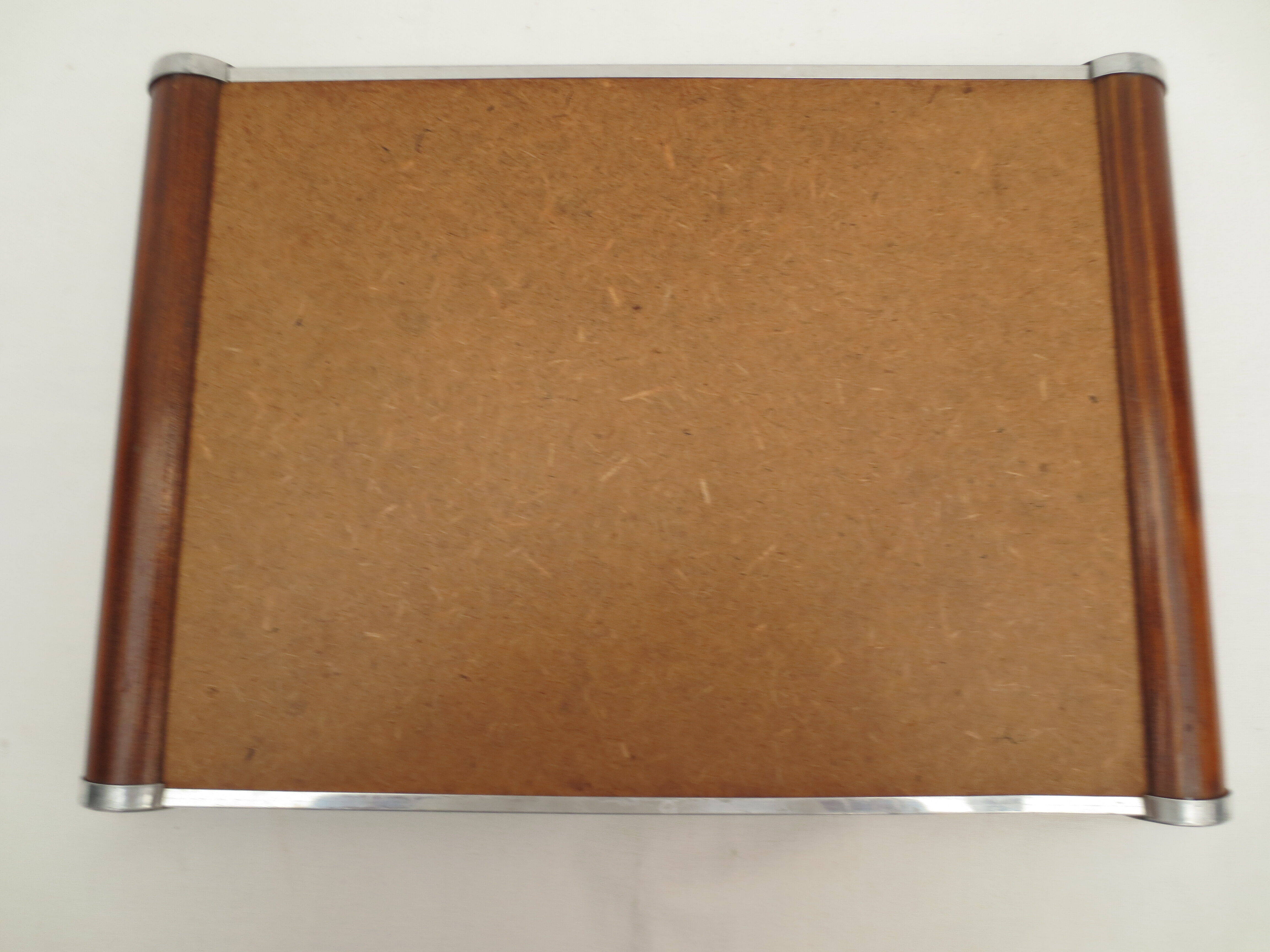 Mirror tray handles fruit wood from the 50s