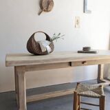 Table de ferme restaurée