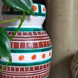 Vintage ceramic vase A. Fazio Vallauris 50s