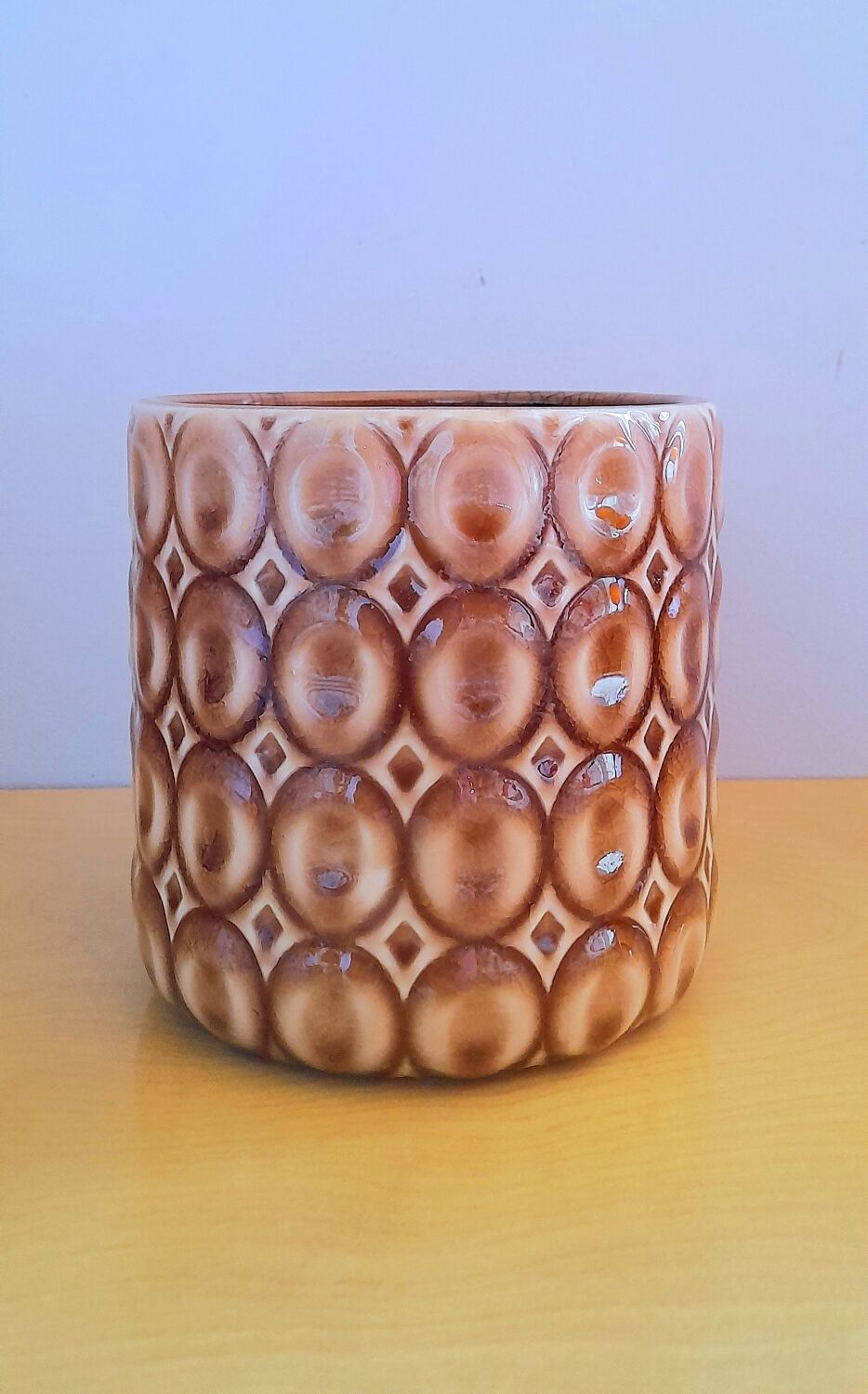 Ceramic pot cover 70s