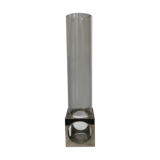 Chrome vase