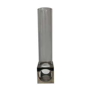 Chrome vase