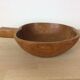 Scandinavian fruit bowl apple in teak